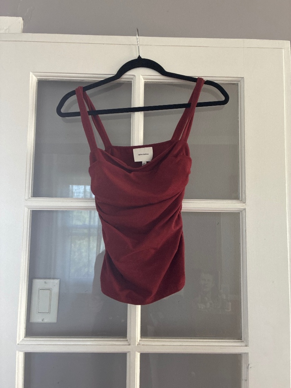 Réformation ruched tank top